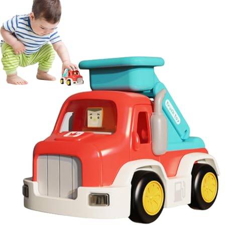 Bauauto für Kinder, Bauwagen-Spielzeug für Kinder – Cartoon-Spielzeugauto mit Musik und Licht, mehrere bewegliche Gelenke, Paar Trägheitswagen Bauauto für Kinder, Bauwagen-Spielzeug für Kinder – Cartoon-Spielzeugauto mit Musik und Licht, mehrere bewegliche Gelenke, Paar Trägheitswagen von Generic