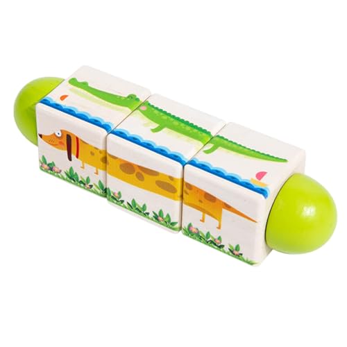 Bauen von Spielzeug für Kleinkinder, Spielzeug zum Bauen von Kleinkindern, Baustein aus , drehbares Puzzlespiel, Lernspielzeug im Vorschulklasse, kreatives Lernspielzeug von Generic