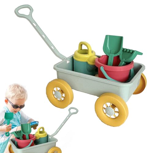 -Baukit, Strandeimer und Schaufel -Set - Bildung Sandeimer und Schaufeln mit Trolley - Unterhaltsame Spielset im Freien für Seaside Beach außerhalb des Campings -Baukit, Strandeimer und Schaufel -Set - Bildung Sandeimer und Schaufeln mit Trolley - Unterhaltsame Spielset im Freien für Seaside Beach außerhalb des Campings von Generic