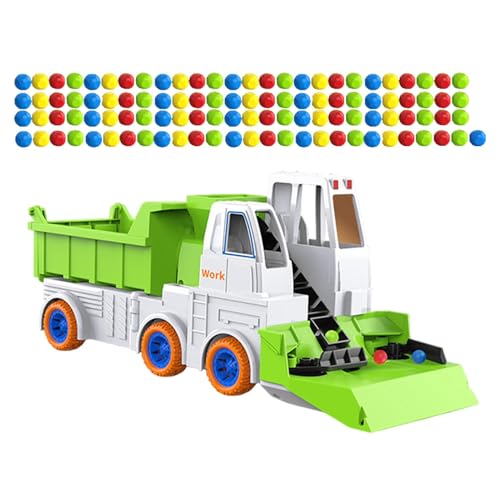 Baumaschine,Spielzeugbaufahrzeuge - zurückziehen | Erste pädagogische Spielzeuge, Trägheitsfahrzeug mit Perlen, Motorikspielzeug für und Mädchen ab von Generic