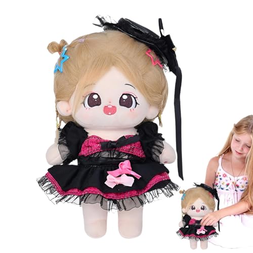 Baumwollspielzeug, niedliche Plüschpuppen – aus kreativem Plüsch mit Kleidung, Spielzeug Plüschfiguren | Kleine einzigartige Plüschpuppen, Anime-Plüschpuppen für Frauen und Baumwollspielzeug, niedliche Plüschpuppen – aus kreativem Plüsch mit Kleidung, Spielzeug Plüschfiguren | Kleine einzigartige Plüschpuppen, Anime-Plüschpuppen für Frauen und von Generic