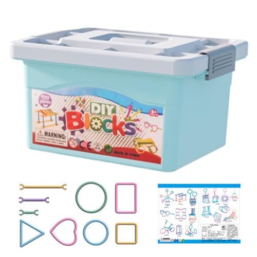 Bauprodukte für Bausteine ​​- Bildungssachen für Bildungsgebäude, Lernbaubausteine ​​| 1500pcs ineinandergreifendes kreatives Verbindungs ​​-Kit, Fun Creative STEM Educational Toy für Kinder Jun von Generic