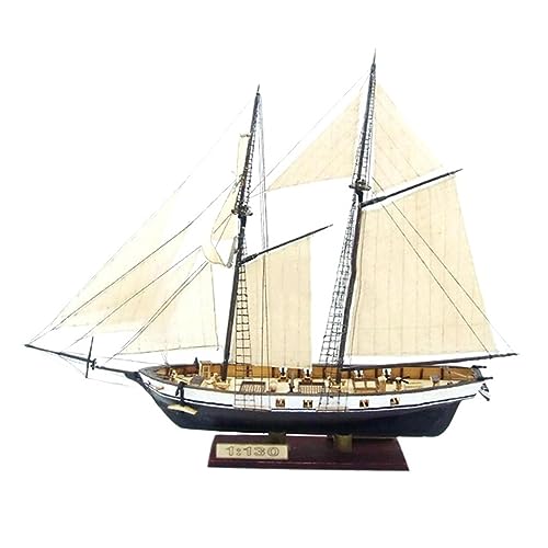 Generic Schiffsmodell Holzsegelboot Holzmodellbau - Holzschiffmodellbausatz - Segelboot - Klassisch, Traditionell - Erwachsener - Unisex - Nicht zusammenklappbar von Generic
