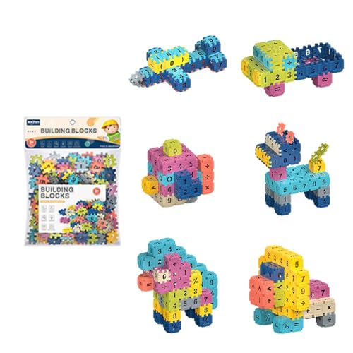 Bausteine-Puzzlespielzeug,Baustein-Puzzles für Kinder,Lustige Puzzle-Blöcke, die Spielzeuge verbinden - 3–6 Jahre altes Puzzle-Montagespiel, pädagogisches Eltern-Kind-Spielzeug Bausteine-Puzzlespielzeug,Baustein-Puzzles für Kinder,Lustige Puzzle-Blöcke, die Spielzeuge verbinden - 3–6 Jahre altes Puzzle-Montagespiel, pädagogisches Eltern-Kind-Spielzeug von Generic