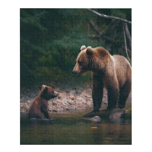 Bear Puzzle 120 - Erwachsenenpuzzle Mit - Geschicklichkeitsspiel Für Die Ganze Familie - Ideal Als Holzpuzzle von Generic