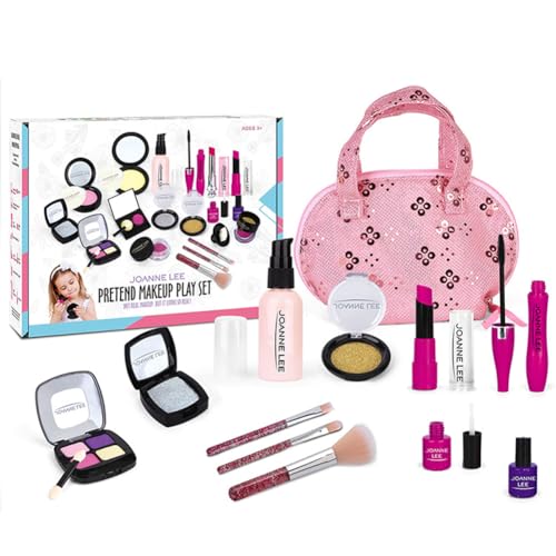 Beauty-Set für – Make-up-Spielzeug aus Schaumstoff, Geschenkbox mit Kosmetiktasche | Make-up-Set für Vorschulmädchen, Rollenspiele, Kostüme und Werkzeuge zum Feiern Beauty-Set für – Make-up-Spielzeug aus Schaumstoff, Geschenkbox mit Kosmetiktasche | Make-up-Set für Vorschulmädchen, Rollenspiele, Kostüme und Werkzeuge zum Feiern von Generic