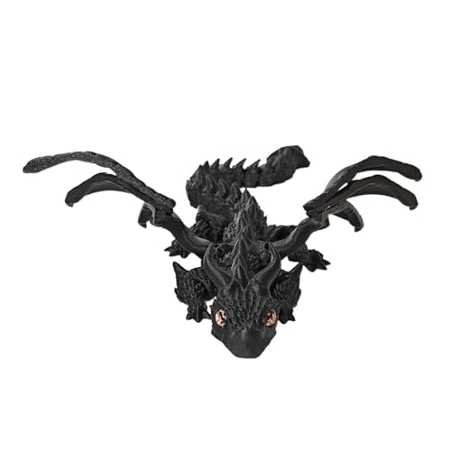 Bedruckte Drachen, Print Dragon | 13 Fidget Dragon mit Klappgelenken,Flexible Drachen Spielzeug für Kinder, Spielzeug für fliegende Drachen, Spielzeug für Executive Schreibtische für Kinder und von Generic