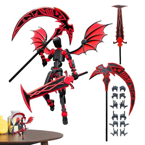 - Bedrucktes Spielzeug, mehrfache Jointed Roboter-Figur – Desktop-Dekoration, Helden, Action-Figuren, voll bewegliche Action-Figuren für Kinder von Generic