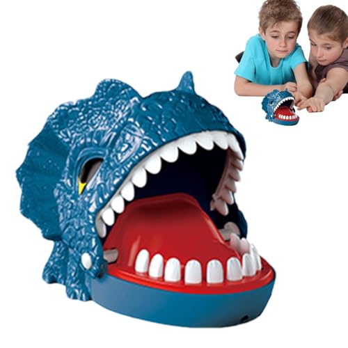 Beißspiel Zahnspielzeug, Dinosaurier- -Spielzeugspiel,kniffliges Dinosaurier-Beißen Spielzeug Zahnarzt Spiel - Zähne drücken Dinosaurier-Interaktionsspielzeug, Zahnarztspielspielzeug für von Generic