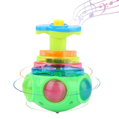 Beleuchteter – LED- für Kleinkinder, drehbares Spielzeug mit Musik glänzend | Leuchtende für LED-Blinker, Spielzeug, Gyroskop, Partygeschenke, 2,76 x 3,15 x 3 cm Beleuchteter – LED- für Kleinkinder, drehbares Spielzeug mit Musik glänzend | Leuchtende für LED-Blinker, Spielzeug, Gyroskop, Partygeschenke, 2,76 x 3,15 x 3 cm von Generic