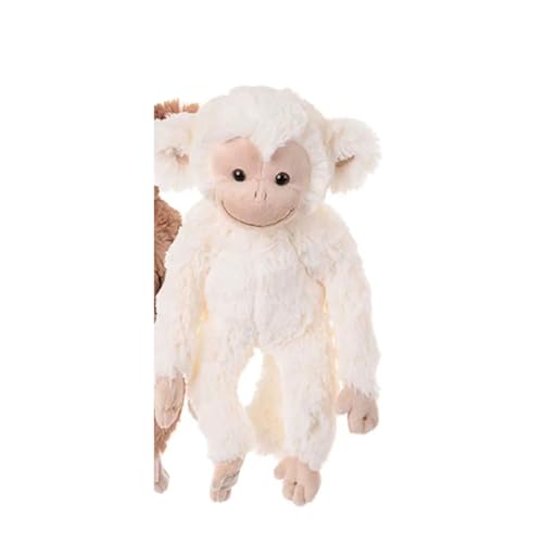 Bernard und Denis, Paar Plüsch-Affen, Höhe 25 cm, Bukowski Design AB (Bernard (Weiß)) von Generic