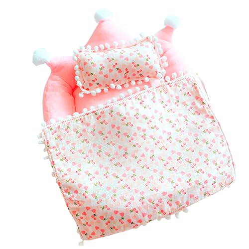 Bettwäsche-Zubehör-Set für – Wohnaccessoires mit Kissen und Decke | Rollenspielzubehör für und Sammler Bettwäsche-Zubehör-Set für – Wohnaccessoires mit Kissen und Decke | Rollenspielzubehör für und Sammler von Generic