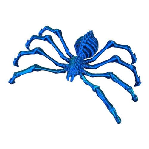 Bewegliche Spinne, Spinnenspielzeug, bedruckt, mit beweglichen Gelenken, Wolf Spider Fidget Toys, Schreibtisch-Spielzeug zum Stressabbau für Klassenzimmer, Arbeitsplatz, Zuhause, Erholung Bewegliche Spinne, Spinnenspielzeug, bedruckt, mit beweglichen Gelenken, Wolf Spider Fidget Toys, Schreibtisch-Spielzeug zum Stressabbau für Klassenzimmer, Arbeitsplatz, Zuhause, Erholung von Generic