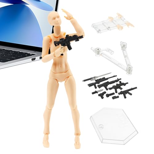 Bewegliche bewegliche Figuren, bewegliche bewegliche Figuren | Realistische Actionfiguren mit beweglichem Gelenk: Figur für Künstler, vielseitiges Figurenmodell für mehr und mehr von Generic