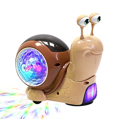 Bewegliches Elektrisches Schneckenspielzeug Interaktives Musikschneckenspielzeug Led Licht Musik Spielzeug Mädchen Motorikförderndes Lernspielzeug Kinderspielzeug Aktivität for von Generic