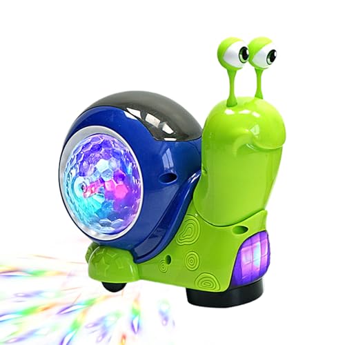 Bewegliches Elektrisches Schneckenspielzeug Interaktives Musikschneckenspielzeug Led Licht Musik Spielzeug Mädchen Motorikförderndes Lernspielzeug Kinderspielzeug Aktivität for von Generic
