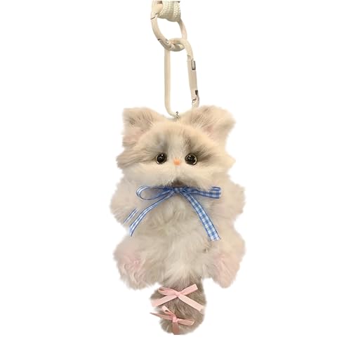Bezauberndes DIY-Bastelset für Kinder, handgefertigtes Katzenspielzeug, Kunst- und Bastelaktivität für Kinder ab 3 Jahren KzW828 (Beige, 10cm) von Generic