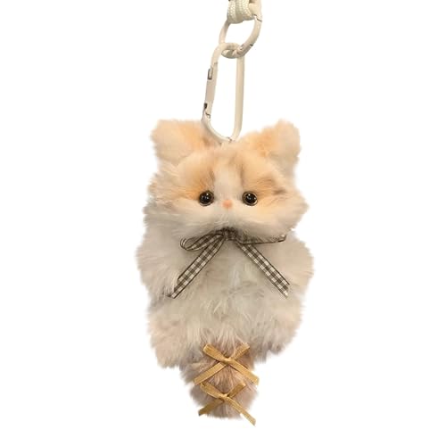 Bezauberndes DIY-Bastelset für Kinder, handgefertigtes Katzenspielzeug, Kunst- und Bastelaktivität für Kinder ab 3 Jahren KzW831 (Khaki, 10cm) von Generic