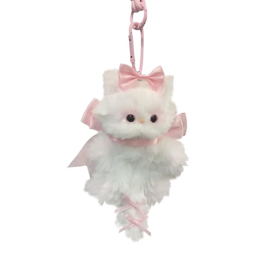 Bezauberndes DIY-Bastelset für Kinder, handgefertigtes Katzenspielzeug, Kunst- und Bastelaktivität für Kinder ab 3 Jahren Qgy578 (White, 10cm) von Generic