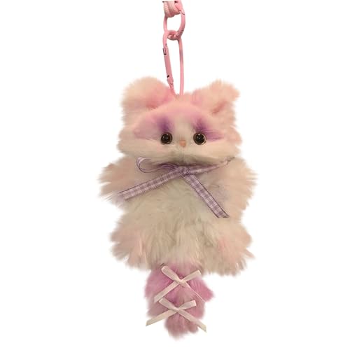 Bezauberndes DIY-Bastelset für Kinder, handgefertigtes Katzenspielzeug, Kunst- und Bastelaktivität für Kinder ab 3 Jahren Qgy581 (White, 10cm) von Generic