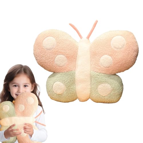 Bienene-Plüschtiere – Niedliche Insekten, Marienkäfer aus Plüsch Schmetterling | Biene Kuschelkissen für, Weiches Plüschkissen als Geschenk für Thanksgivin von Generic