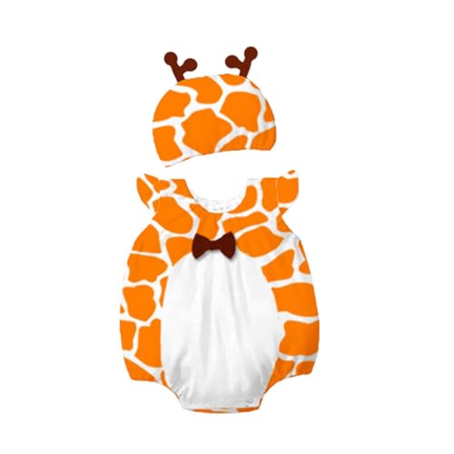 Bienenkostüm Baby Mädchen Jungen Biene Kostüm Ärmellos Strampler Baumwolle Kleidung Spielkostüm Karneval Faschingskostüme Tieroverall (Z01-Yellow, 12-18 Months) von Generic