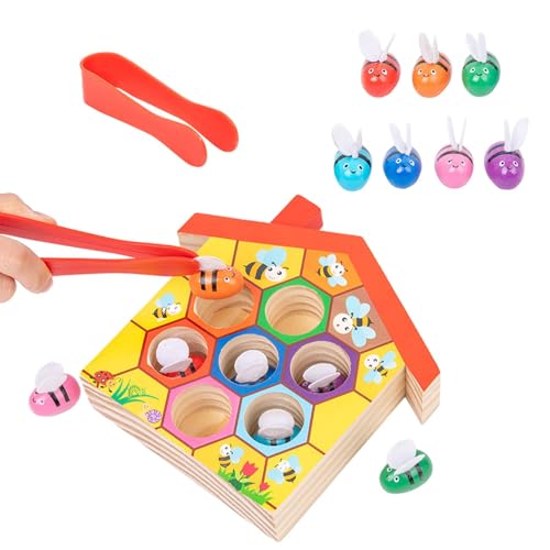 Bienenstock-Spielzeug aus, Farbsortierpuzzle, Feinmotorik-Spielzeug, Eltern-Kind-Interaktion, Farbpuzzle für Kinder ab 3 Jahren, früh Bienenstock-Spielzeug aus, Farbsortierpuzzle, Feinmotorik-Spielzeug, Eltern-Kind-Interaktion, Farbpuzzle für Kinder ab 3 Jahren, früh von Generic