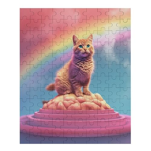 Big Cat Puzzle 70 - Erwachsenenpuzzle Mit - Geschicklichkeitsspiel Für Die Ganze Familie - Ideal Als Holzpuzzle von Generic