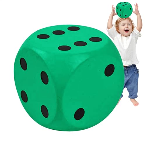 Big Dice Jumbo | Dice Soft – 15 cm Ein lustiges und lustiges Lernspielzeug für Spielnächte und Lernspielzeug mit wichtigen Würfeln, kann an von Generic