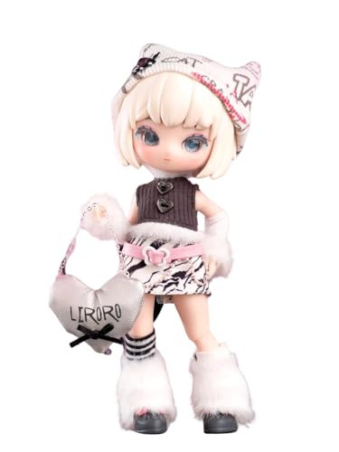 Binary Sweetheart Series OB11 1/12 Bjd Action Sammelfigur Anime-Modell Geschenk 1/12 BJD Puppenspielzeug,Keine zusätzlichen Geschenke(Beige) von Generic