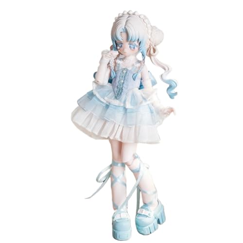 Blindbox Light Nightmare Twins-Serie, 1/6 MJD-Puppe, Actionfiguren in 1/6 BJD-Größe, bewegliche Puppen mit Puppenkleidung, Überraschungsgeschenkspielzeug(Light Blue) von Generic
