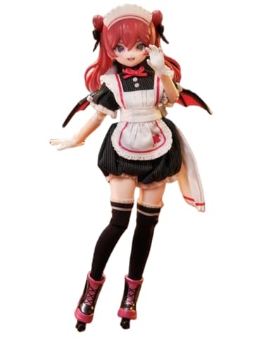 Blindbox Light Nightmare Twins-Serie, 1/6 MJD-Puppe, Actionfiguren in 1/6 BJD-Größe, bewegliche Puppen mit Puppenkleidung, Überraschungsgeschenkspielzeug(Red) von Generic