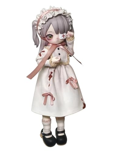 Blindbox Nyssa Bizarre Nightmare-Serie, 1/12 BJD-Puppe, Actionfiguren in OB11-Größe, bewegliche Puppen mit Puppenkleidung, Überraschungsgeschenkspielzeug(Beige) von Generic