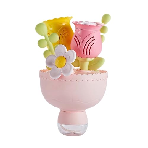 Blumenmaschinen- für Kinder, wiederaufladbarer Handbläser mit Lichtern, perfekt für Sommerhochzeiten Geburtstagsfeiern im Freien (50 ml) Tne683 (23.5X13.5cm) von Generic