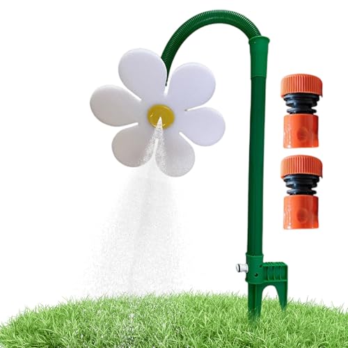 Blumensprinkler für Kinder - Wassersprinkler, Spielwerkzeug | 360 ° Drehung im Freien für Gartenkühlung, Hundespaß, Kleinkindspielspiel, Farmbewässerung, Hinterhofaktivitäten und Gemüsepark Blumensprinkler für Kinder - Wassersprinkler, Spielwerkzeug | 360 ° Drehung im Freien für Gartenkühlung, Hundespaß, Kleinkindspielspiel, Farmbewässerung, Hinterhofaktivitäten und Gemüsepark von Generic