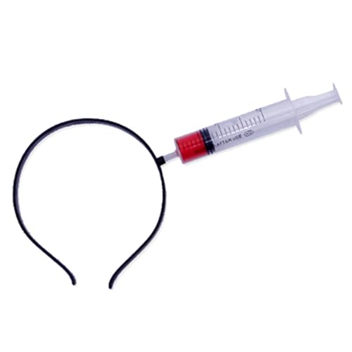 Blutiges Halloween-Horror-Haarband – Gruseliges Kostüm für Blutiges Stirnband | Requisiten für Bluthelm, Halloween-Horror-Haarbänder, blutige Axt für C von Generic