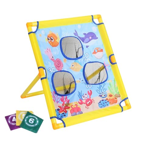 Bohnensack-Spiel – Set mit Bohnensäcken, Cornhole-Spiel für Kinder | Kids Bean Bag Game Spaß, bunt und lehrreich, Cornhole für Eltern, Kleinkind von Generic
