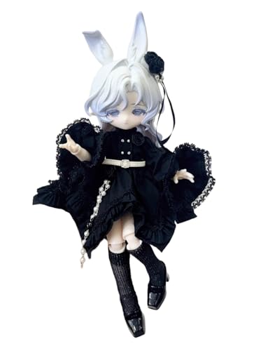 Bonnie: Elektronische Süße Haustierserie OB11 1/12 Bjd Action Sammelfigur Anime-Modell Geschenk 1/12 BJD Puppenspielzeug,Keine Zusätzlichen Geschenke(Black) von Generic