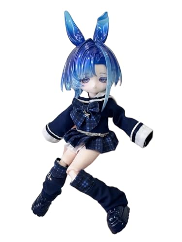 Bonnie: Elektronische Süße Haustierserie OB11 1/12 Bjd Action Sammelfigur Anime-Modell Geschenk 1/12 BJD Puppenspielzeug,Keine Zusätzlichen Geschenke(Dark Blue) von Generic