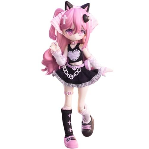 Bonnie: Elektronische Süße Haustierserie OB11 1/12 Bjd Action Sammelfigur Anime-Modell Geschenk 1/12 BJD Puppenspielzeug,Keine Zusätzlichen Geschenke(Pink) von Generic