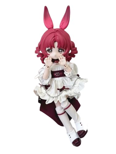 Bonnie: Elektronische Süße Haustierserie OB11 1/12 Bjd Action Sammelfigur Anime-Modell Geschenk 1/12 BJD Puppenspielzeug,Keine Zusätzlichen Geschenke(Red) von Generic