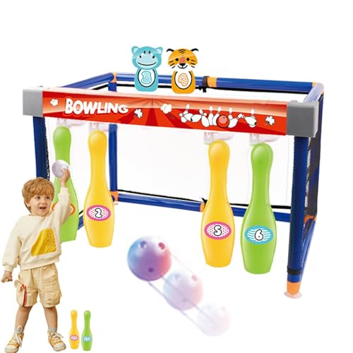 Bowlingspielzeug, Bowlingspiel für Kinder, Bowling-Set für Kinder mit Bällen und Tor, Sportspielzeug für und Mädchen ab 3 Jahren, lustiges Spiel für Indoor-Aktivitäten Bowlingspielzeug, Bowlingspiel für Kinder, Bowling-Set für Kinder mit Bällen und Tor, Sportspielzeug für und Mädchen ab 3 Jahren, lustiges Spiel für Indoor-Aktivitäten von Generic