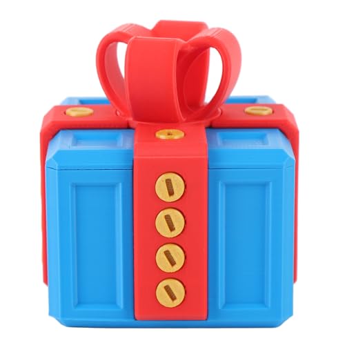 Box Präsent Nervig und ärgerlich, eine Nervige, Lange Lebendbox, die Weit Verbreitet für Weihnachtsdekorationen Verwendet Wird (Blau Rot) von Generic