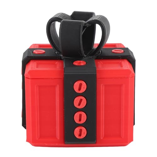 Box Präsent Nervig und ärgerlich, eine Nervige, Lange Lebendbox, die Weit Verbreitet für Weihnachtsdekorationen Verwendet Wird (Rot Schwarz) von Generic