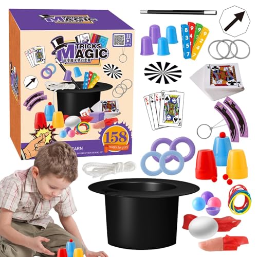 Box für Kinder – Kit mit einfachen Anweisungen | Lustige Zaubertricks, Kartenspielzeug, Set für Kinder von 6 bis 12 Jahren, Mädchen, , Anfänger und Zauberlehrlinge Box für Kinder – Kit mit einfachen Anweisungen | Lustige Zaubertricks, Kartenspielzeug, Set für Kinder von 6 bis 12 Jahren, Mädchen, , Anfänger und Zauberlehrlinge von Generic