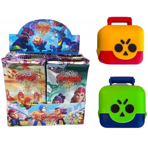 Brawl-Stars Karten 288 Karten + 2 Figuren, Set Mega-Box Brawl-Stars Karten 288 Karten + 2 Figuren, Set Mega-Box von Generic