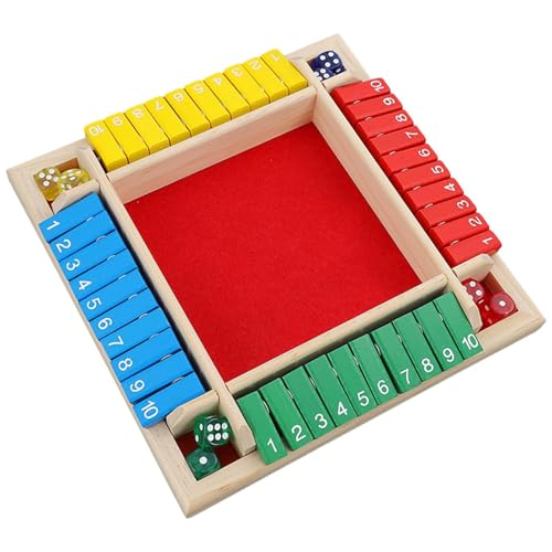 Brettspiel in Mathemänkchen - Math Brettspiel, 1-4 Spieler Bildungshölzer Tischspiel | Großes Mathematikunterricht, Eltern-Kind-Lernspiel für Mathematikunterricht von Generic