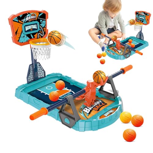 Brettspiele, Desktop-Basketball mit Fingerspitzen – lustiges Schreibtischspielzeug für Basketball, interaktives Spielzeug für Kinder, Schreibtischspiele für Einzelspieler von Generic