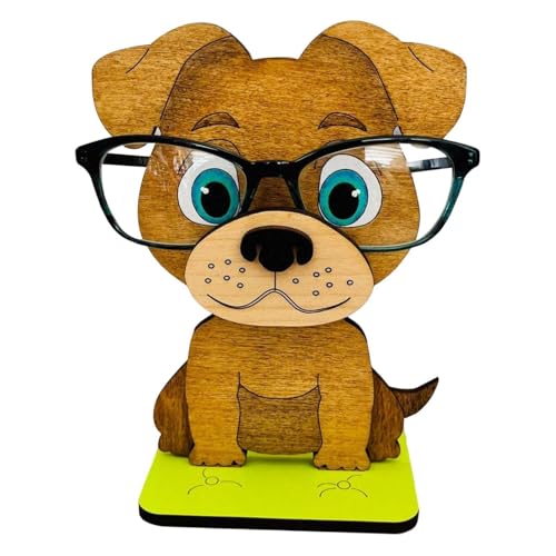 Brillenhalter aus Holz - Sonnenbrillenhalter für Brillen, Sonnenbrillenhalter | Puzzle Brillenhalter aus Holz, Puzzle-Brillenhalter aus Holz für die Dekoration des Schreibtisches von Generic