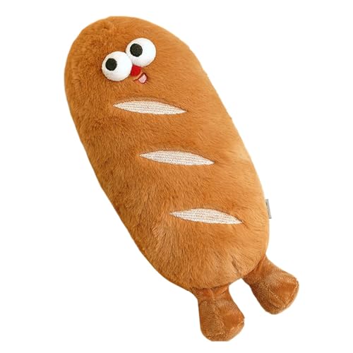 Brot-Plüschspielzeug: gefülltes Brotkissen, niedliches Plüschtier für Kinder und Erwachsene, lustiges Plüschfutter, gemütliche Heimdekoration in Brotform, dekoratives Plüschtier zum Verschenken von Generic